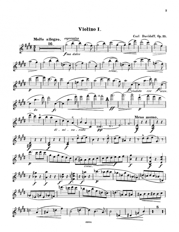 Davydov - String Sextet, Op. 35