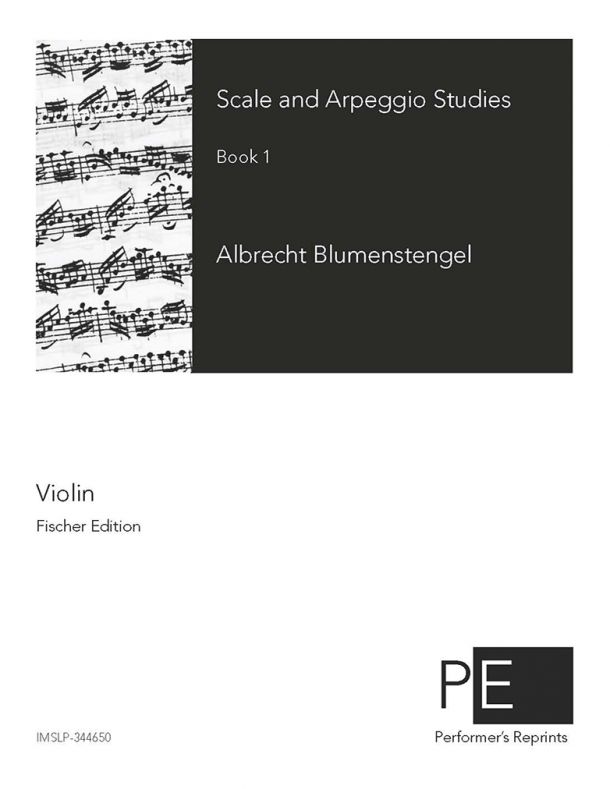 Blumenstengel - Scale and Arpeggio-Studies - Book I