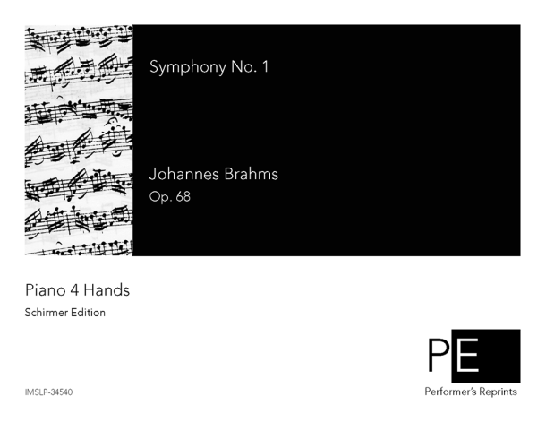 Brahms - Symphony No. 1 - For Piano 4 Hands
