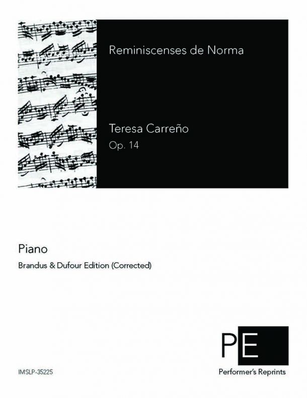 Carreño - Fantasia, Op. 14