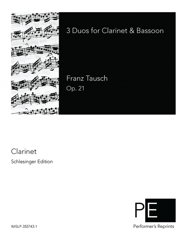 Tausch - Trois Duos pour Clarinette et Basson
