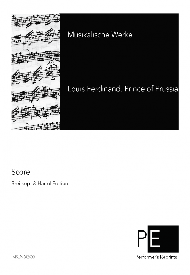 Louis Ferdinand - Musikalische Werke