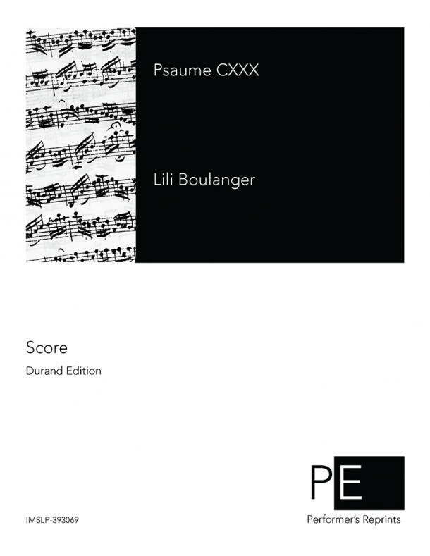 Boulanger - Psaume CXXX. "Du fond de l’abîme"