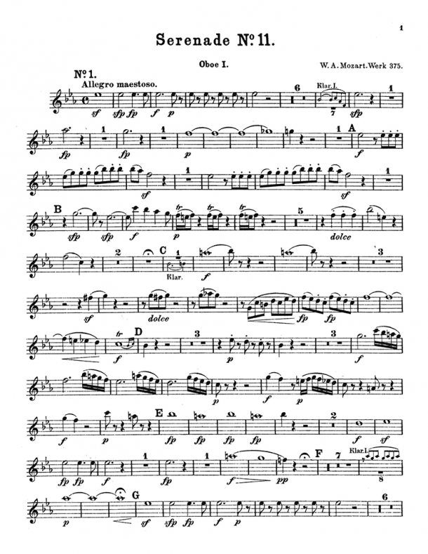 Mozart - Serenade in Eb Major, K. 375