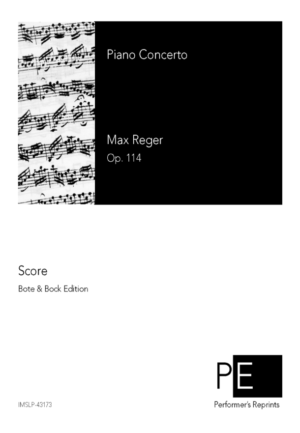 Reger - Piano Concerto, Op. 114