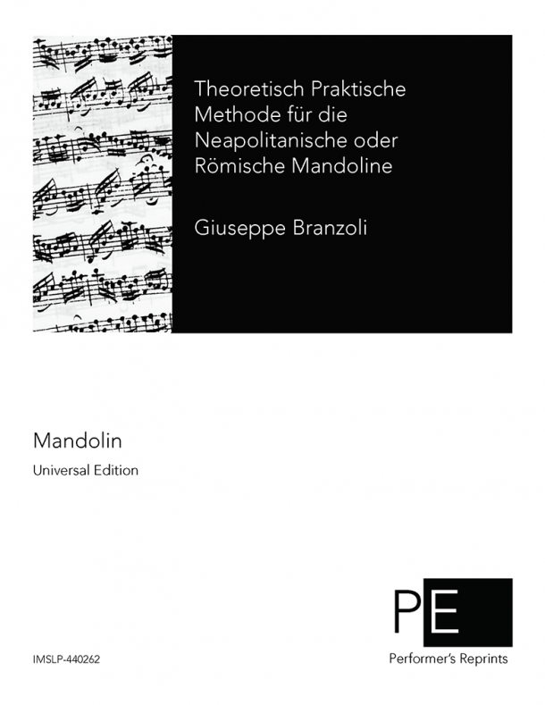 Branzoli - Theoretisch Praktische Methode für die Neapolitanische oder Römische Mandoline