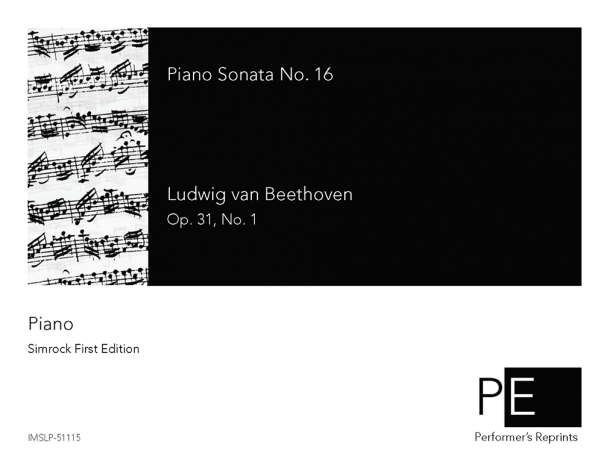 Beethoven - Piano Sonata No. 16