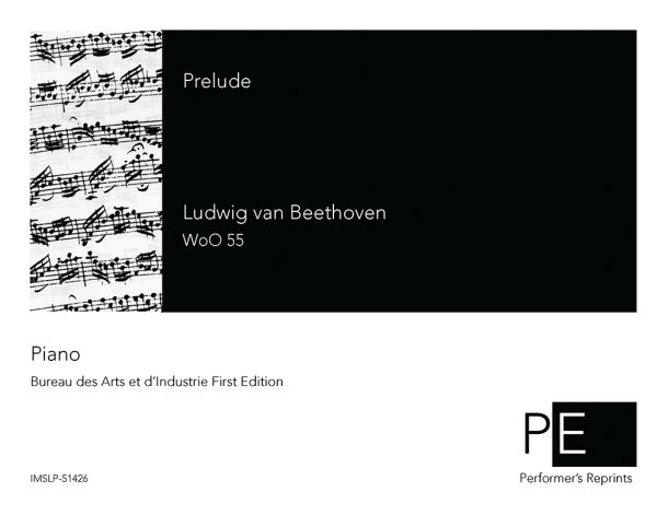 Beethoven - Prelude for Piano F-dur, WoO 55