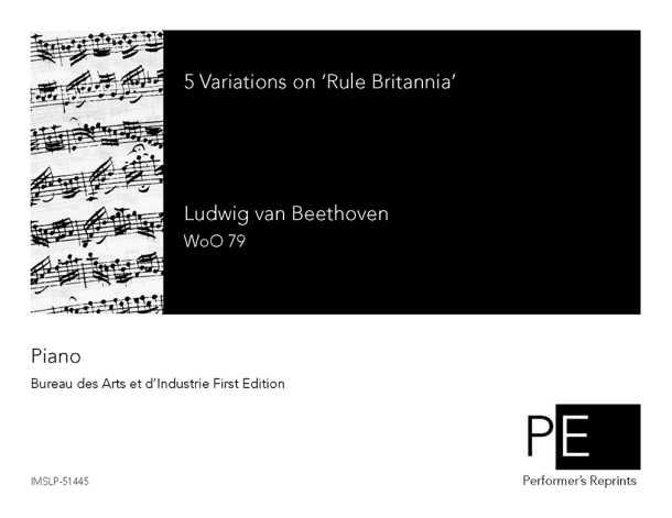 Beethoven - 5 Variations on 'Rule Britannia', WoO 79