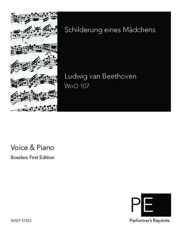 Beethoven - Schilderung eines Mädchens, WoO 107