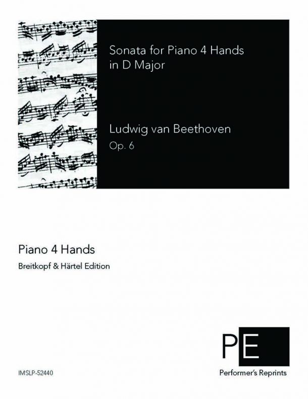 Beethoven - Sonata for Piano 4 Hands in D Major, Op. 6