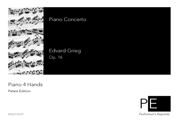 Grieg - Piano Concerto in A minor, Op. 16 - For Piano 4 Hands