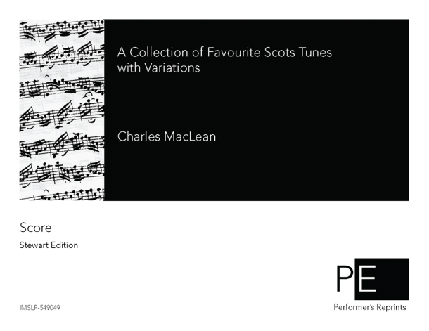 MacLean - A Collection of Favourite Scots Tunes with Variations