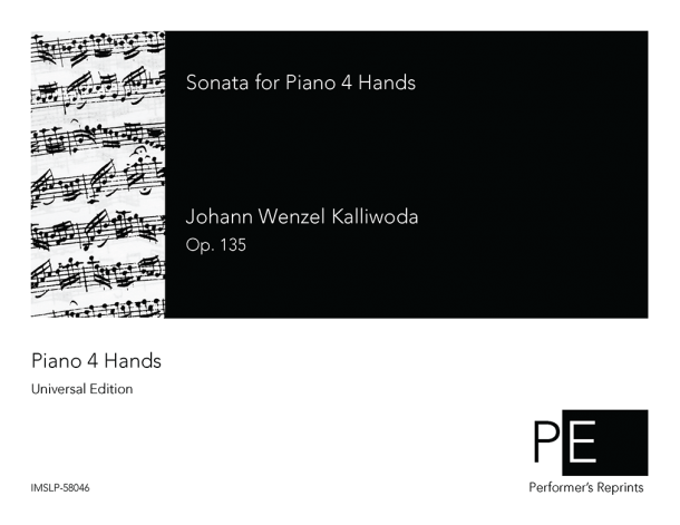 Kalliwoda - Sonata for Piano 4 Hands, Op. 135