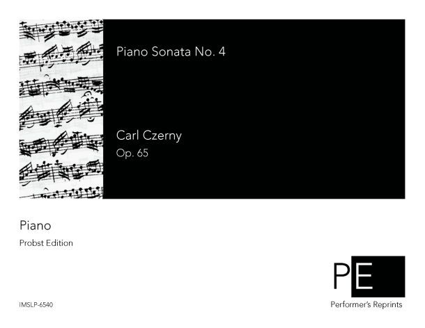Czerny - Piano Sonata No. 4, Op. 65