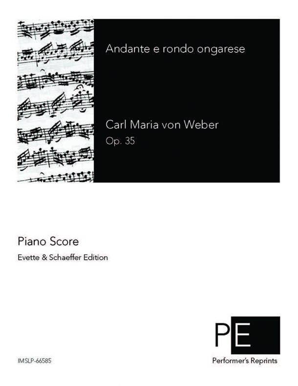 Weber - Andante e Rondo Ongarese, Op. 35 - For Bassoon & Piano