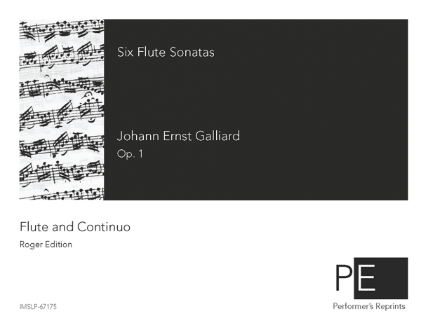 Galliard - 6 Flute Sonatas, Op. 1