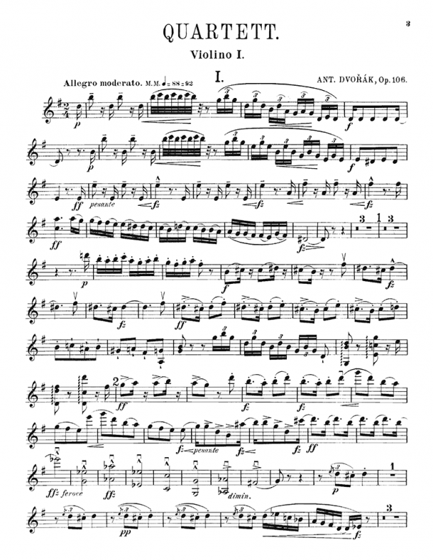 Dvorák - String Quartet No. 13, Op. 106