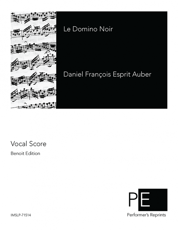 Auber - Le Domino Noir - Vocal Score