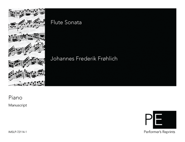 Frøhlich - Flute Sonata in A minor