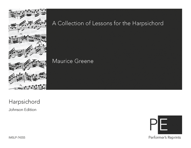 Greene - A Collection of Lessons for the Harpsichord