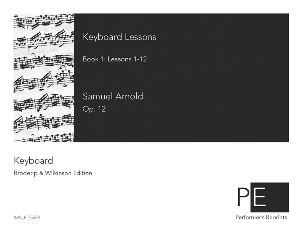 Arnold - Keyboard Lessons, Op. 12 - Book 1