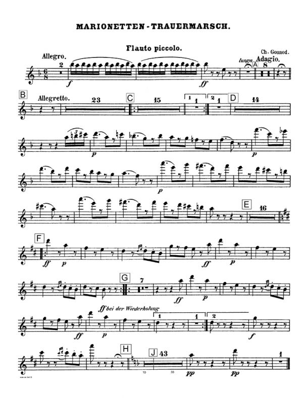 Gounod - Marche funèbre d'une marionnette - For Orchestra