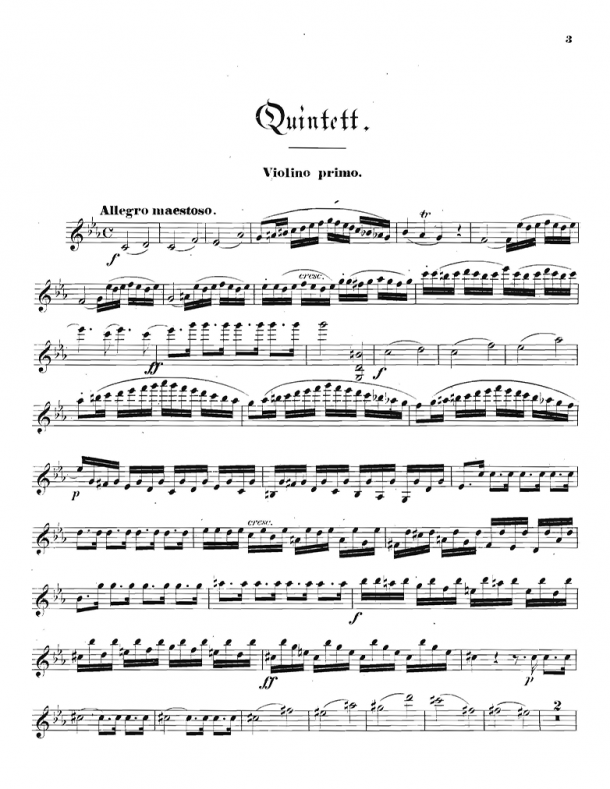 Hirschbach - String Quintet No. 1, Op. 2