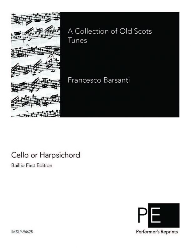 Barsanti - A Collection of Old Scots Tunes