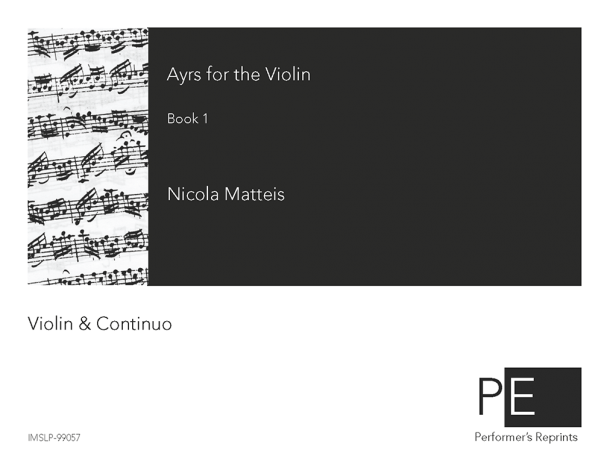 Matteis - Ayrs for the Violin - Book 1