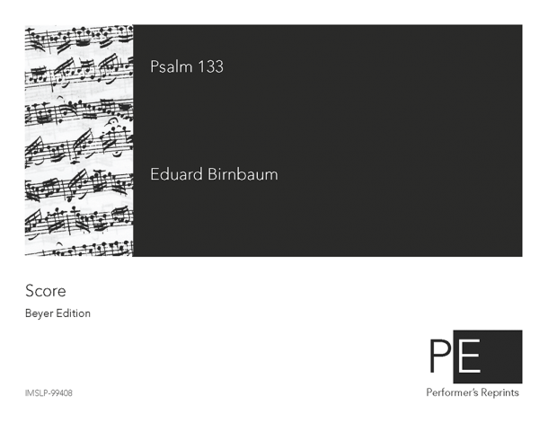 Birnbaum - Psalm 133