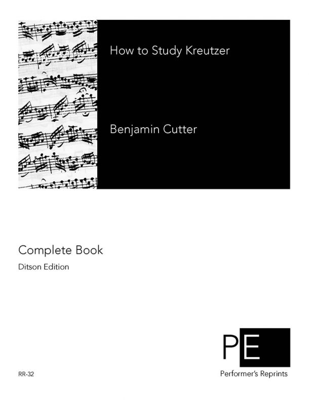 Cutter - How to Study Kreutzer