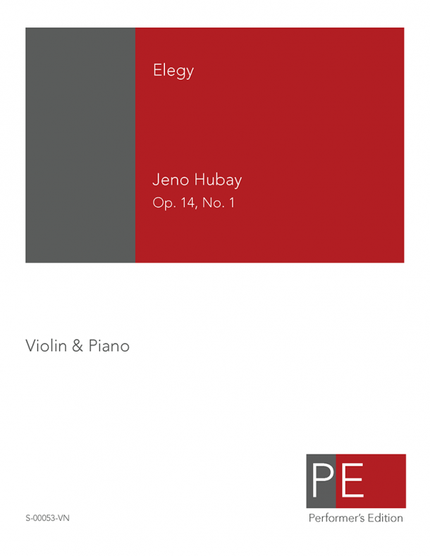 Hubay: Elegy