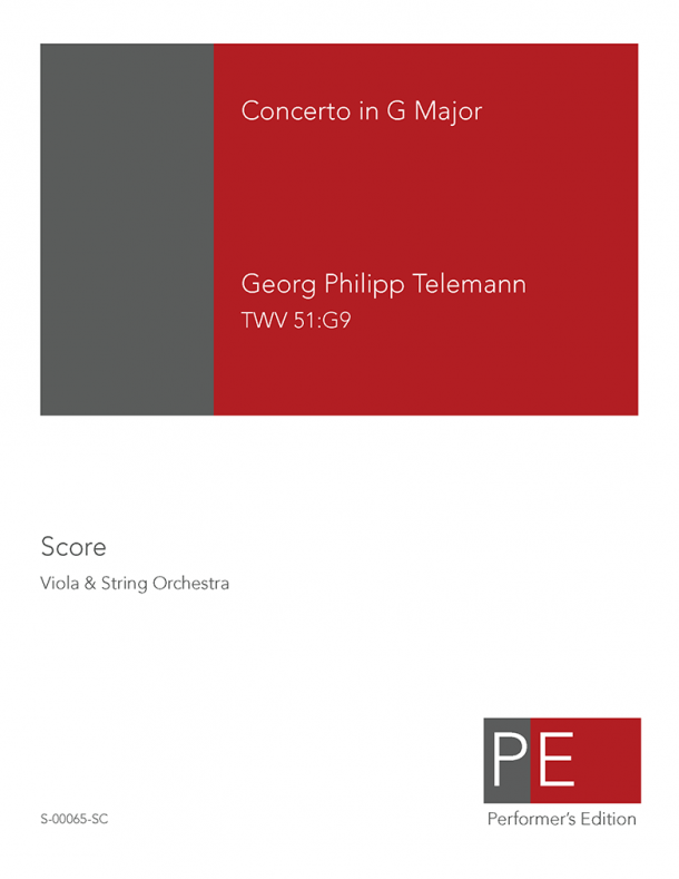 Telemann: Concerto in G Major for Viola