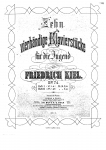 Kiel - 3 Piano Pieces 'Nachklänge' - Score