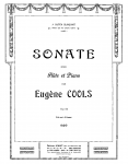 Cools - Flute Sonata in F major