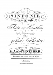 Schneider - Concertos for Winds, Opp.83-90 - Sinfonie concertante for Flute and Oboe, Op. 88