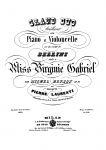 Berson - Grand Duo Brillant on motifs of Bellini, Op. 16