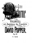 Popper - Nocturne No. 4