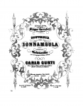 Curti - Souvenir sur La Sonnambula variato