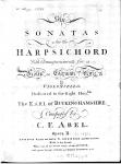 Abel - 6 Harpsichord Trios, Op. 2