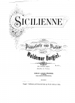 Bargiel - Suite for Violin and Piano - Scores and Parts No. 2. Sicilienne