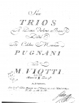 Viotti - 6 String Trios, WIII 1-6 (Op. 2)