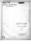 Tournemire - Piano Quartet