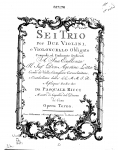 Ricci - 6 Trio Sonatas
