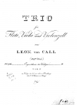 Call - Trio in G major
