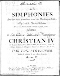 Eichner - 6 Symphonies, Op. 1