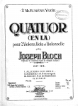 Bloch - String Quartet