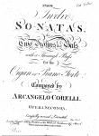 Corelli - Trio Sonatas Op. 2 - Scores and Parts