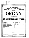 Cutler - 20 Compositions for Organ